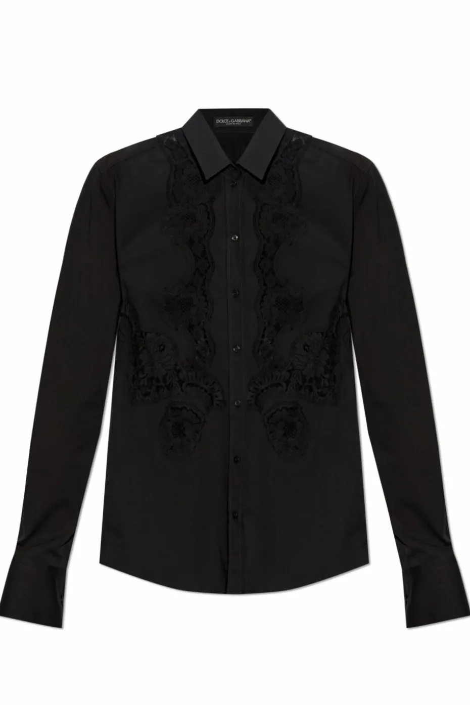 Dolce & Gabbana BLACK Shirt with lace