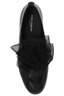 Dolce & Gabbana BLACK Shoes with tulle application