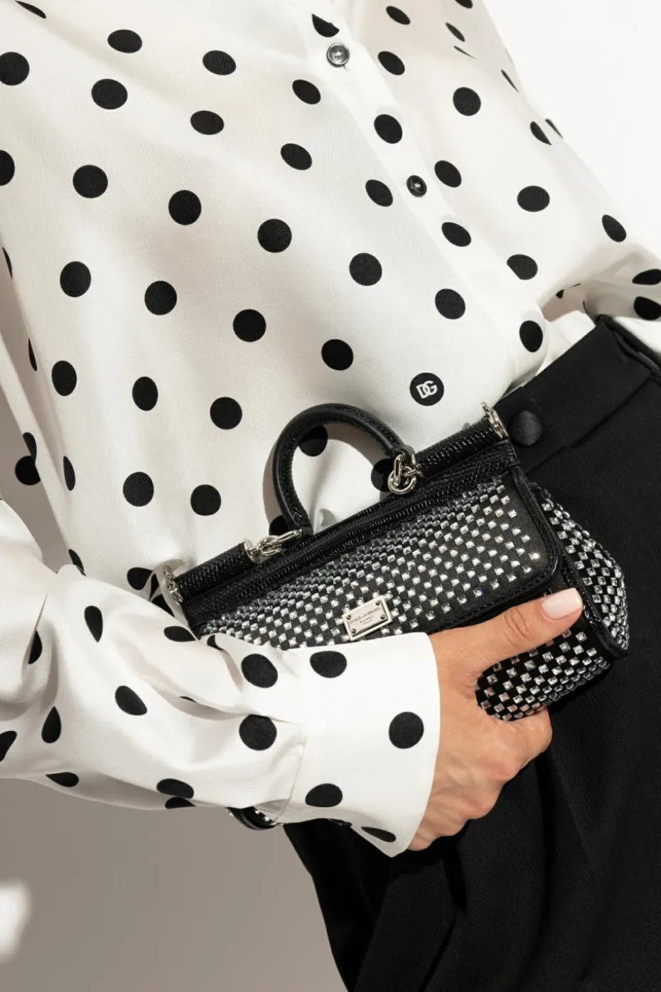 Dolce & Gabbana BLACK Shoulder Bag Sicily Small