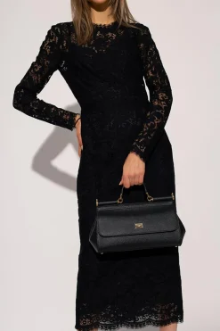 Dolce & Gabbana BLACK 'Sicily Medium' shoulder bag