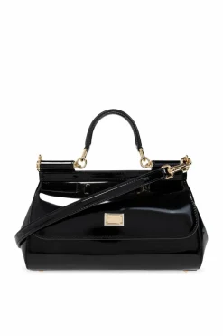 Dolce & Gabbana BLACK Sicily Shoulder Bag