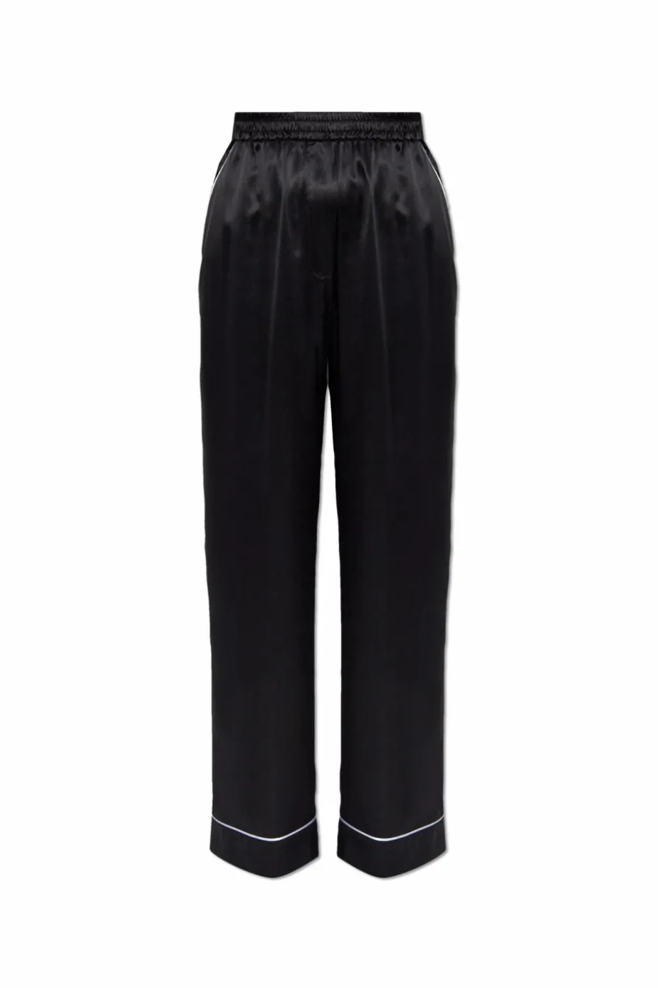 Dolce & Gabbana BLACK Silk wide-leg pants