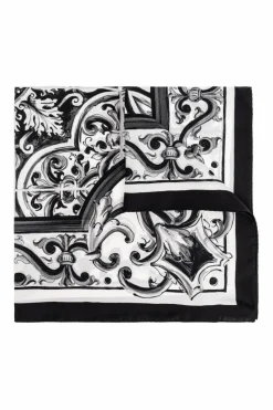 Dolce & Gabbana BLACK Silk pocket square