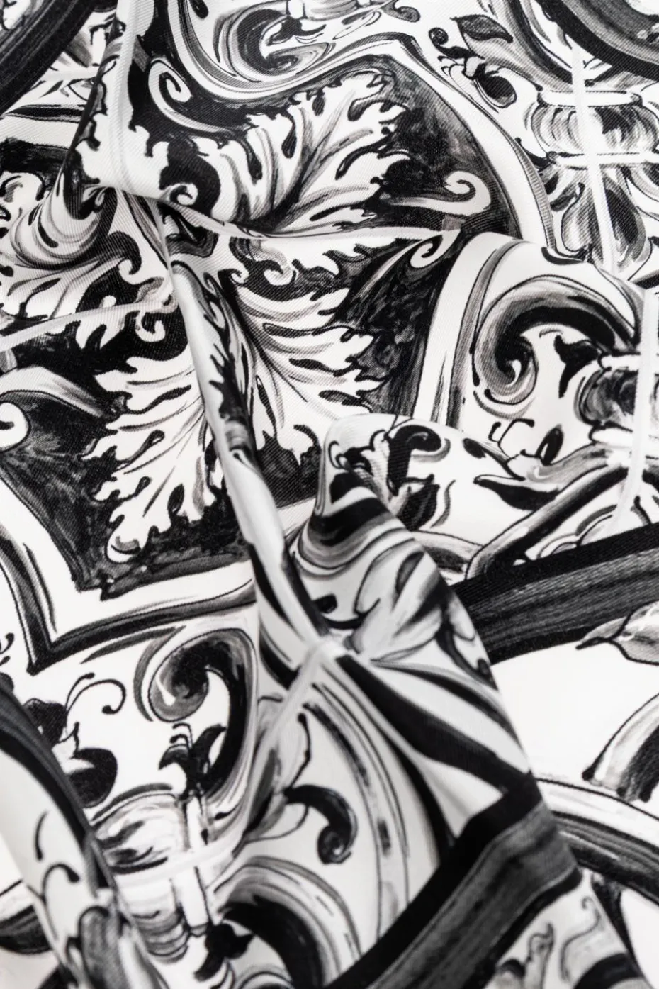 Dolce & Gabbana BLACK Silk pocket square