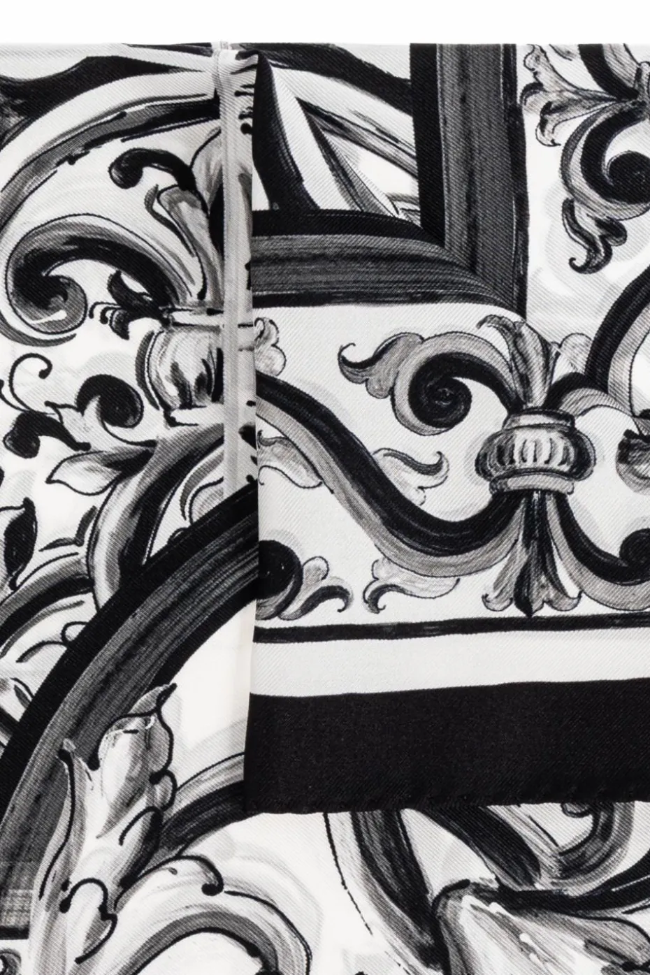 Dolce & Gabbana BLACK Silk pocket square