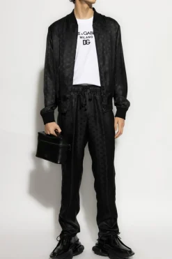 Dolce & Gabbana BLACK Silk bomber jacket