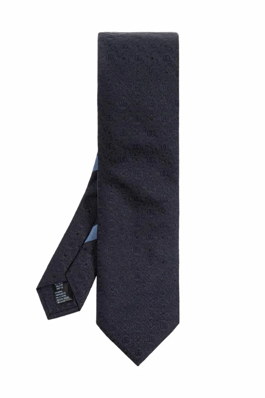 Dolce & Gabbana BLACK Silk tie with monogram
