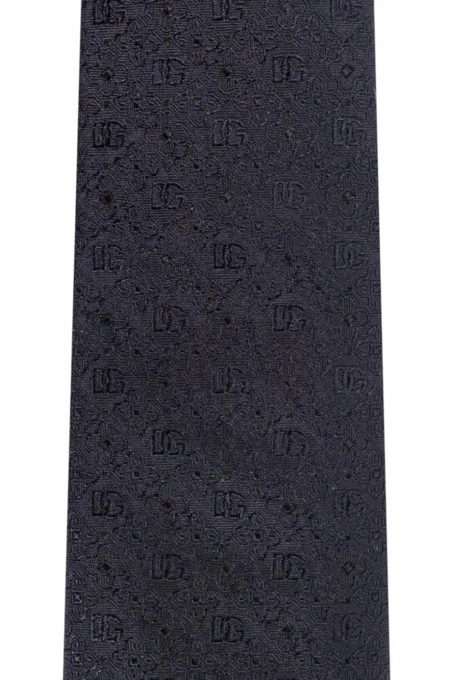 Dolce & Gabbana BLACK Silk tie with monogram