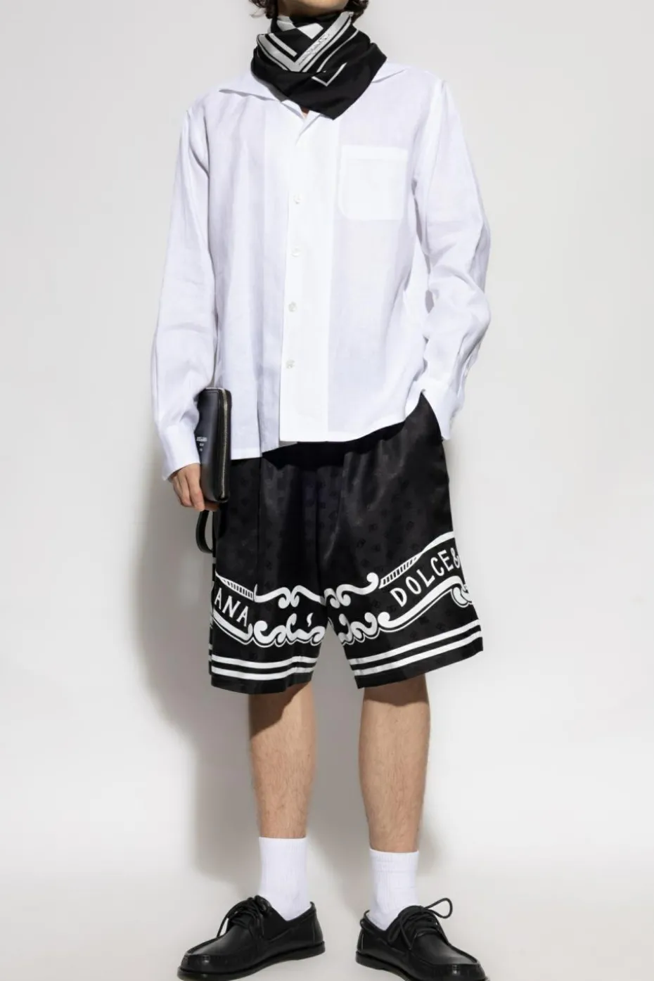 Dolce & Gabbana BLACK Silk shorts