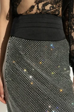 Dolce & Gabbana BLACK Silk Satin Belt