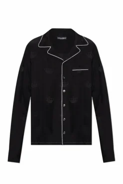 Dolce & Gabbana BLACK Silk top from pajamas