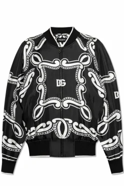 Dolce & Gabbana BLACK Silk bomber jacket