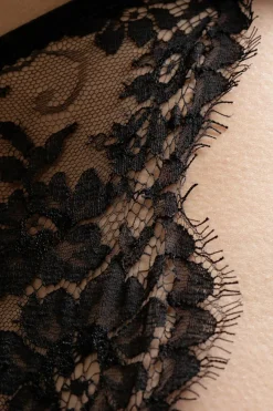 Dolce & Gabbana BLACK Silk briefs with lace