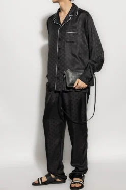Dolce & Gabbana BLACK Silk shirt with pocket