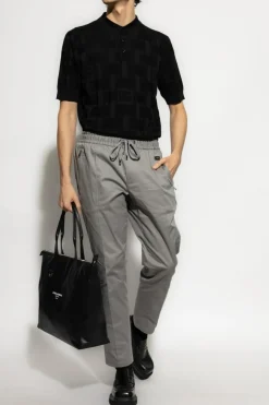 Dolce & Gabbana BLACK Silk Polo