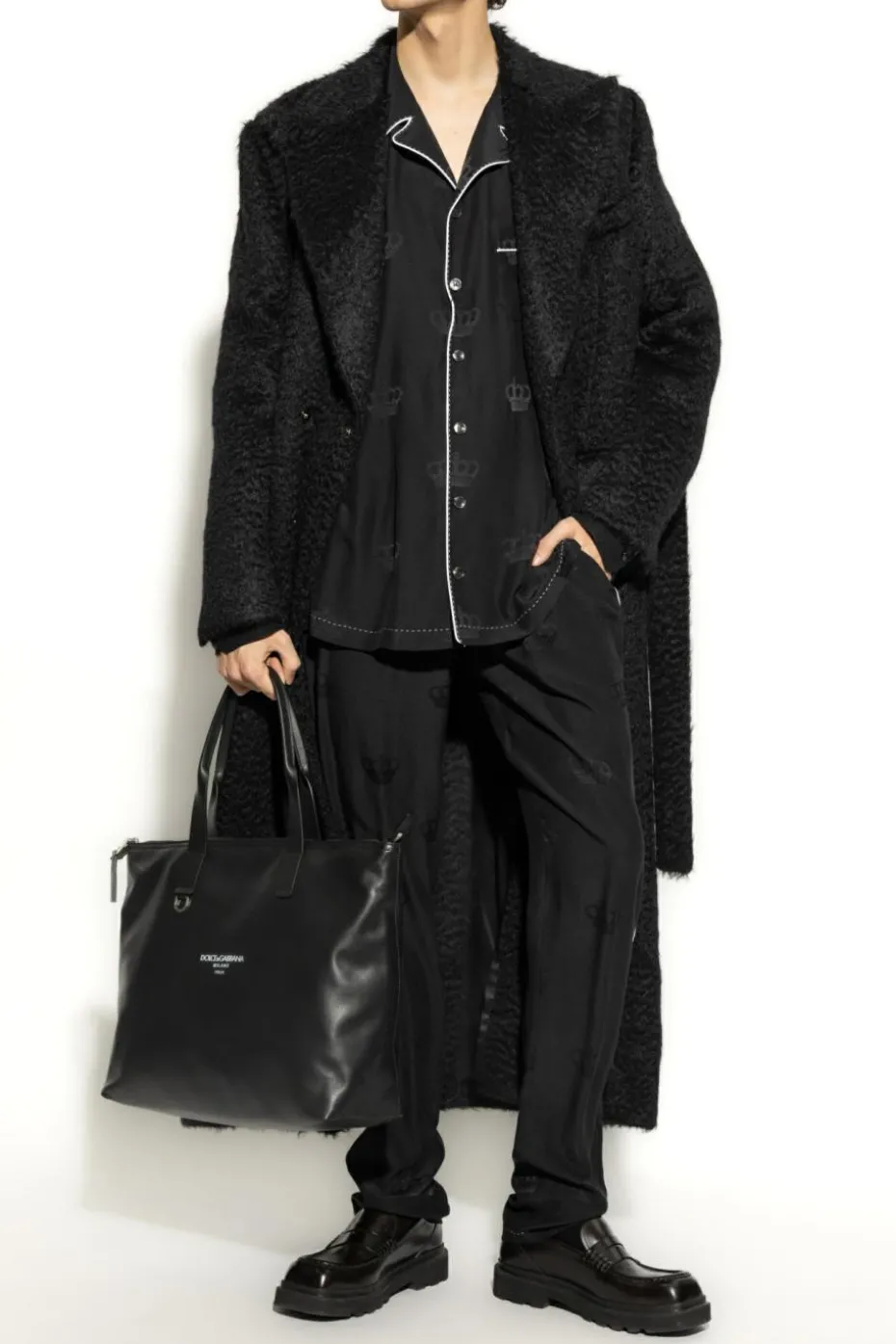 Dolce & Gabbana BLACK Silk pants