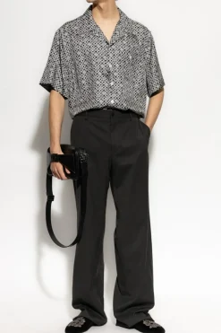 Dolce & Gabbana BLACK Silk shirt with pocket