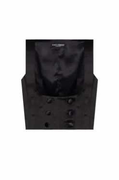 Dolce & Gabbana BLACK Silk vest