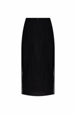 Dolce & Gabbana BLACK Skirt with detachable outer layer