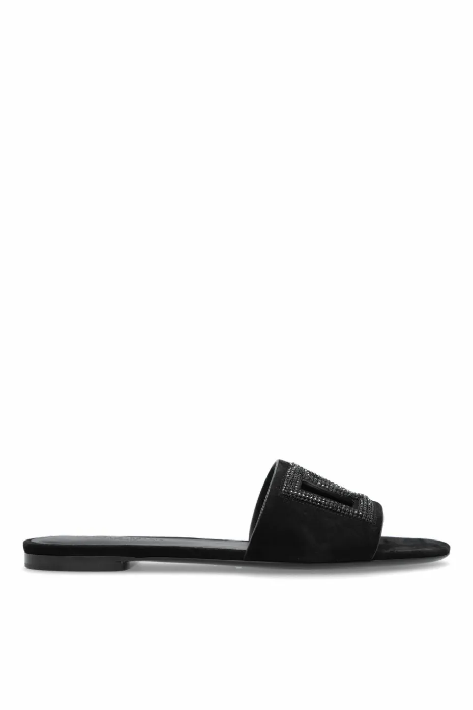 Dolce & Gabbana BLACK Slides with logo