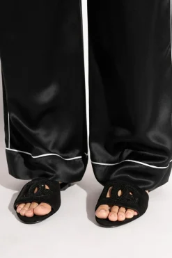 Dolce & Gabbana BLACK Slides with logo