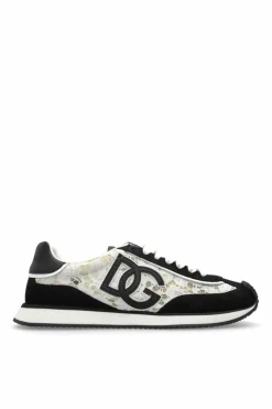 Dolce & Gabbana BLACK Sports shoes with logo