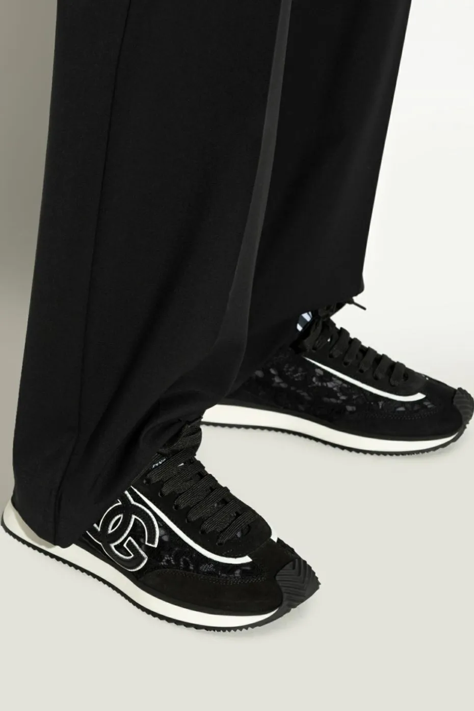Dolce & Gabbana BLACK Sports shoes with logo