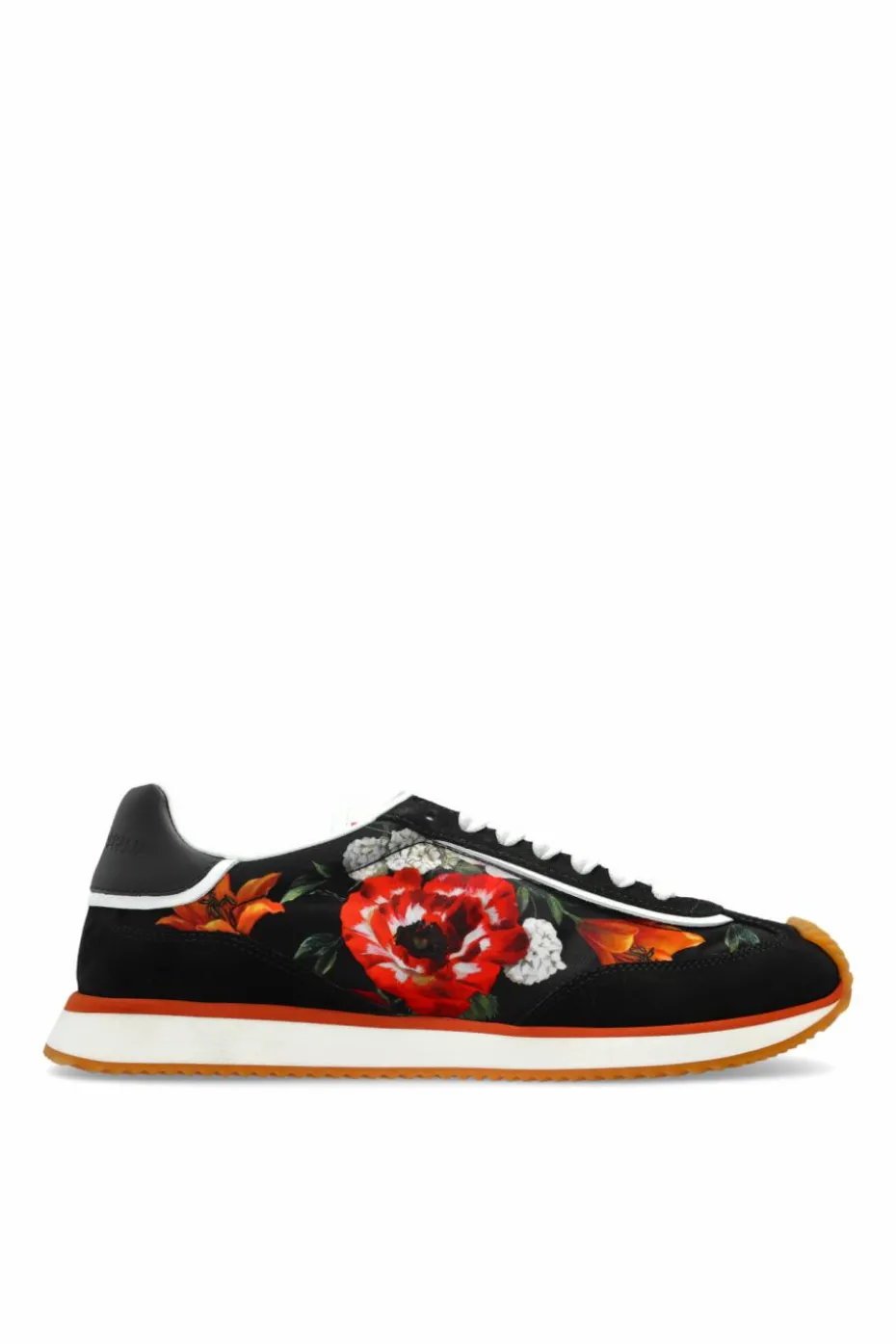 Dolce & Gabbana BLACK Sports shoes with a floral motif