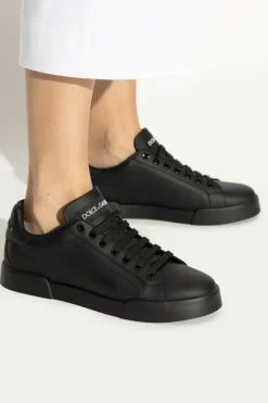Dolce & Gabbana BLACK Sports shoes with logo