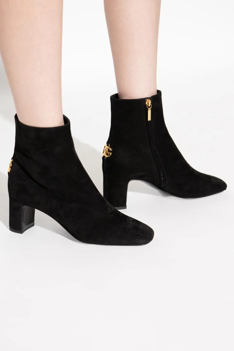 Dolce & Gabbana BLACK Suede ankle boots