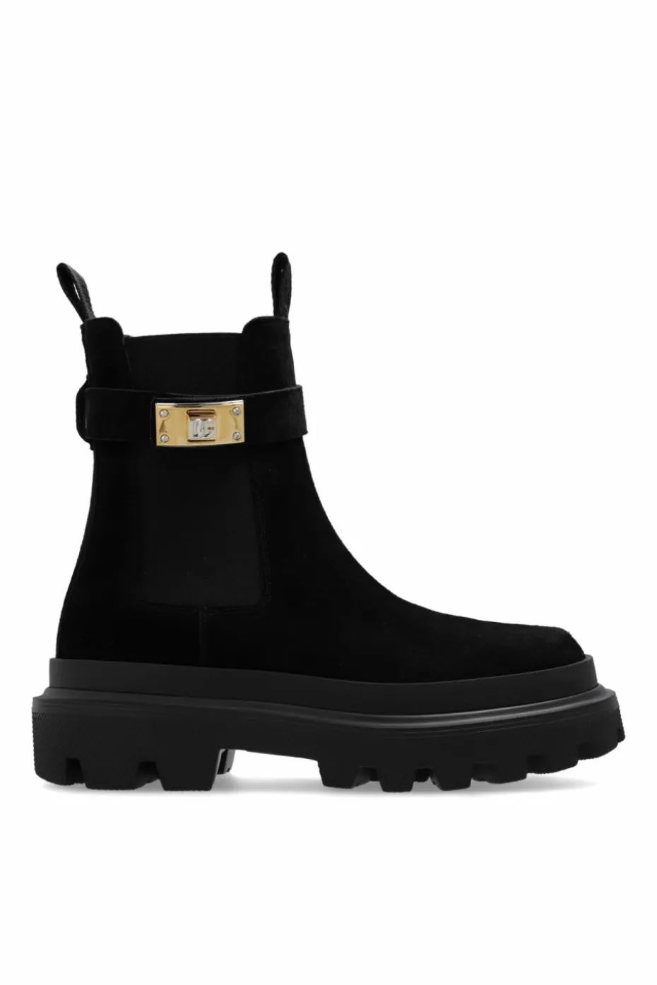 Dolce & Gabbana BLACK Suede Chelsea boots