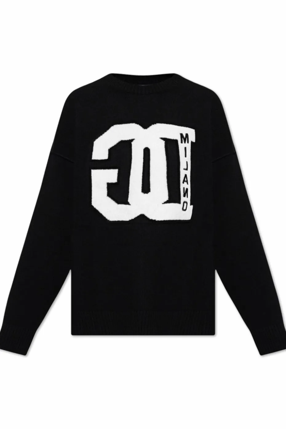 Dolce & Gabbana BLACK Sweater with embroidered logo