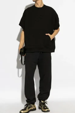 Dolce & Gabbana BLACK Sweatpants with logo