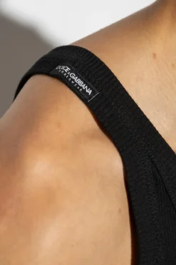 Dolce & Gabbana BLACK Tank top with logo