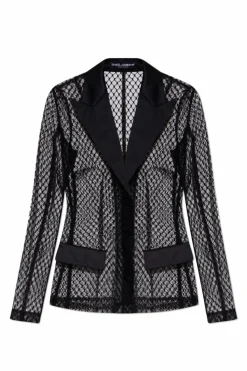 Dolce & Gabbana BLACK Transparent Blazer