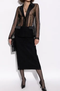 Dolce & Gabbana BLACK Transparent Blazer