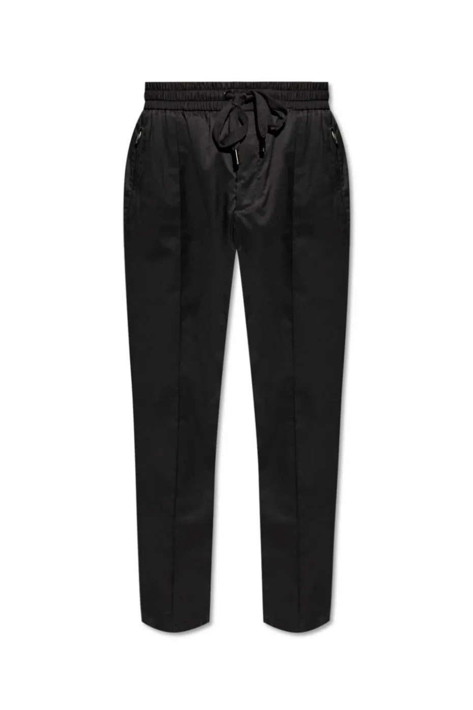 Dolce & Gabbana BLACK Trousers with stitching on the legs