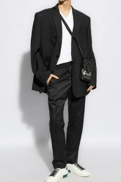 Dolce & Gabbana BLACK Trousers with stitching on the legs