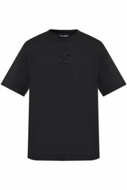 Dolce & Gabbana BLACK T-shirt with logo