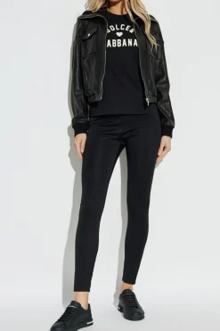 Dolce & Gabbana BLACK T-shirt with logo