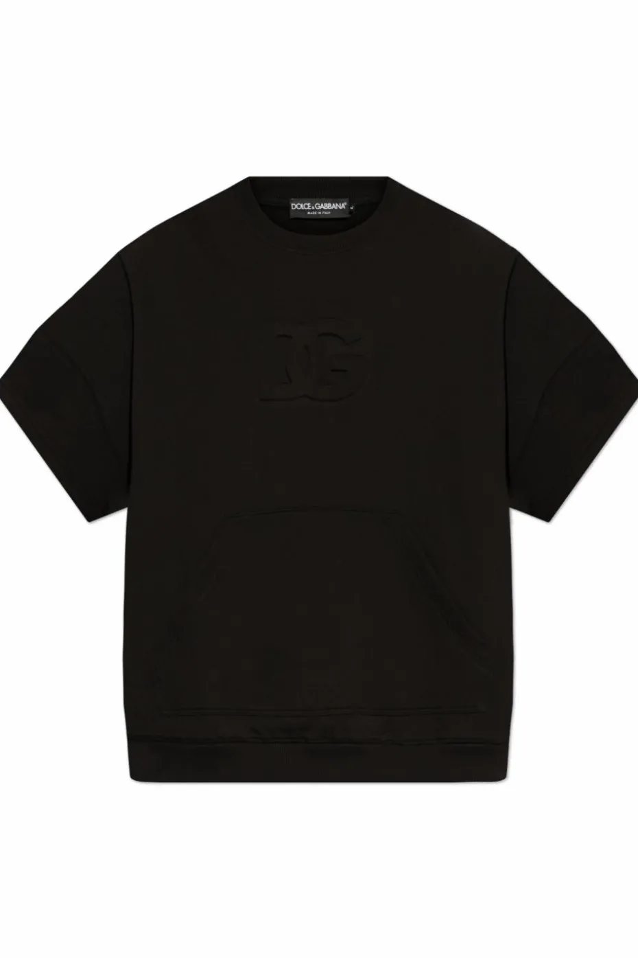 Dolce & Gabbana BLACK T-shirt with pocket