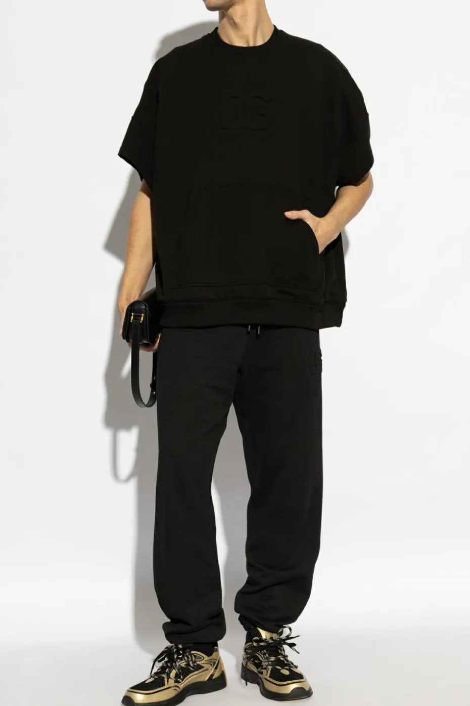 Dolce & Gabbana BLACK T-shirt with pocket