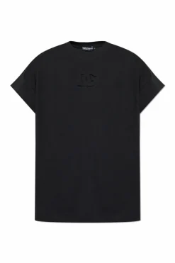 Dolce & Gabbana BLACK T-shirt with logo