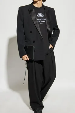 Dolce & Gabbana BLACK T-shirt with printed logo