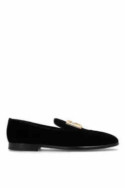 Dolce & Gabbana BLACK Velvet loafers