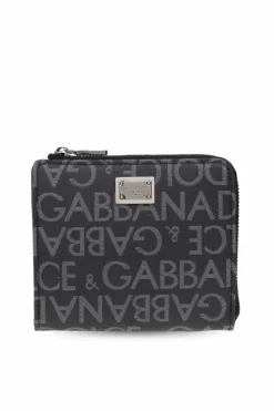 Dolce & Gabbana BLACK Wallet with logo