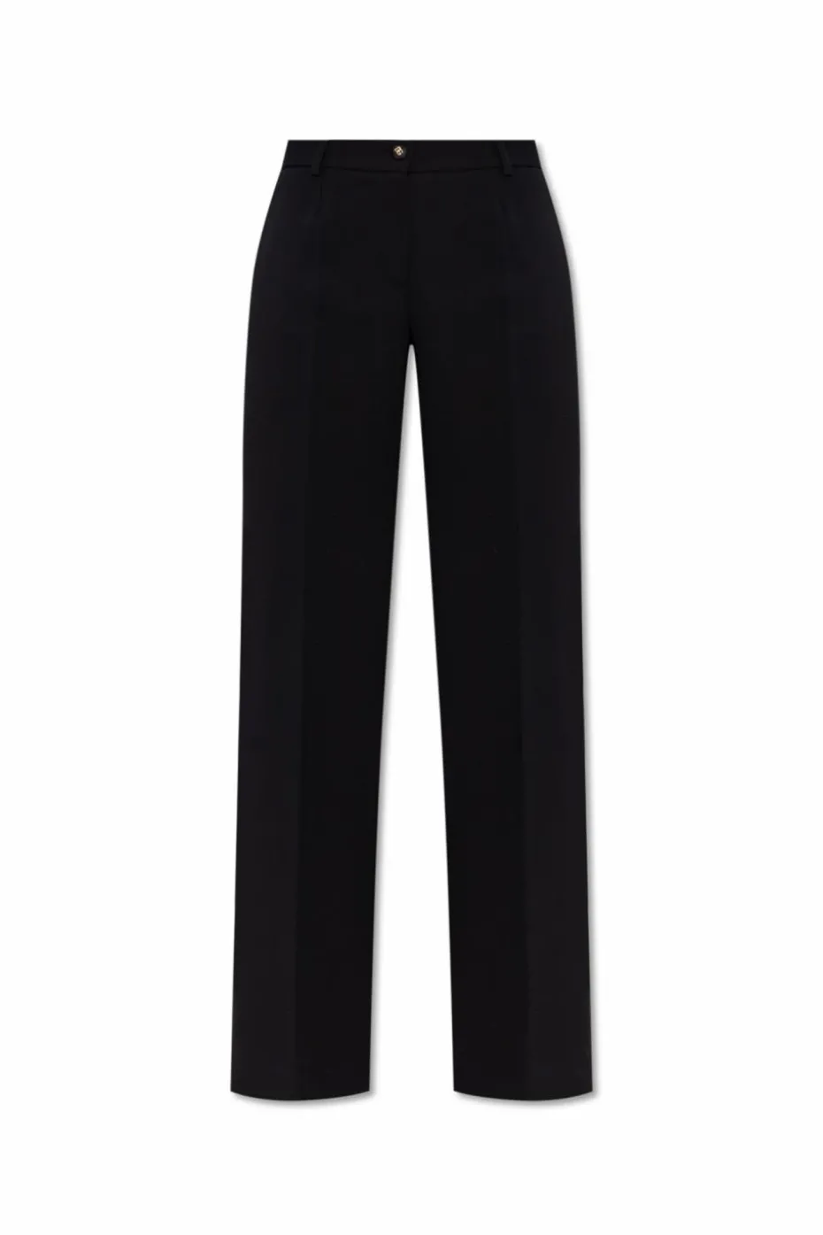 Dolce & Gabbana BLACK Wool pleated trousers