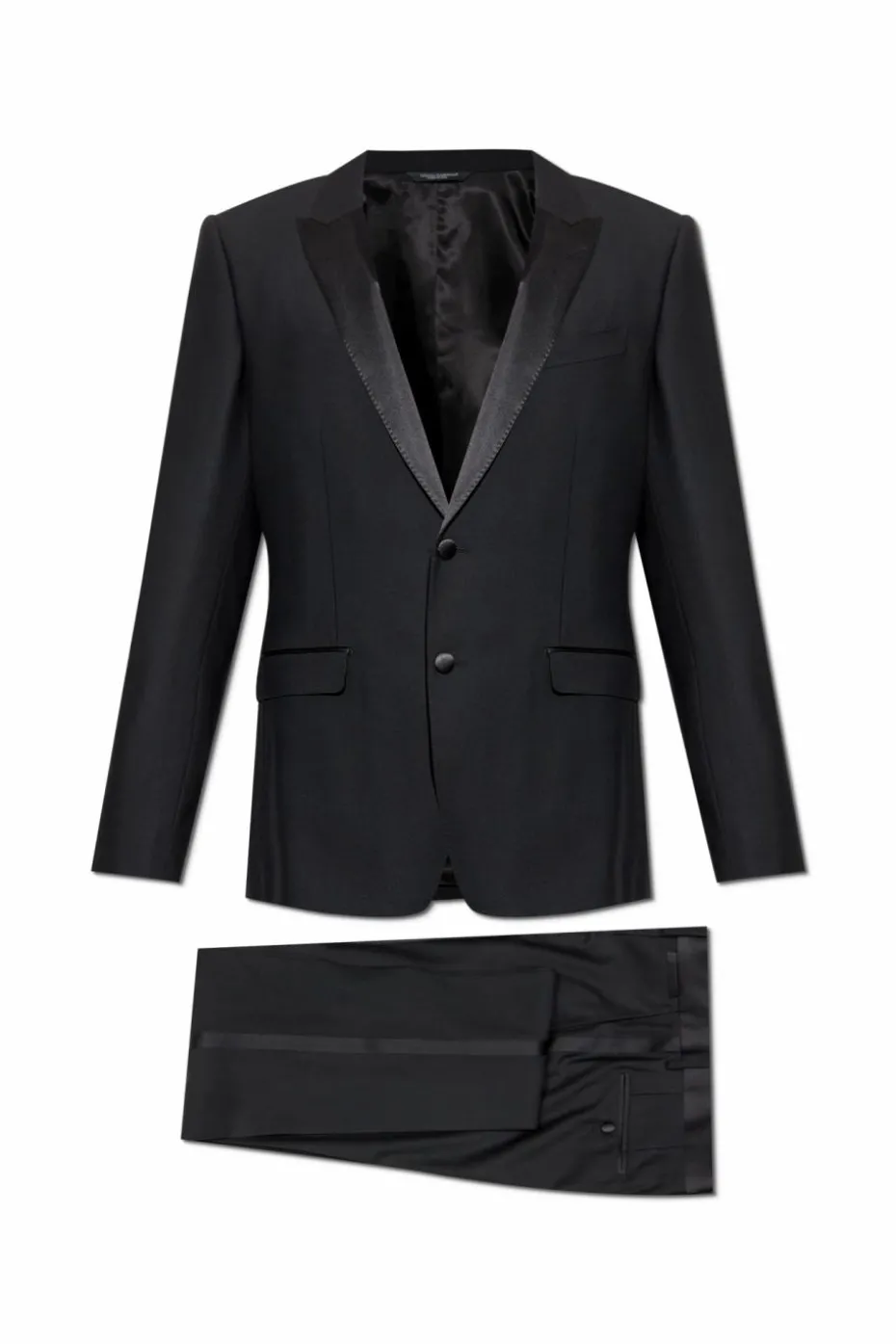 Dolce & Gabbana BLACK Wool suit with vest