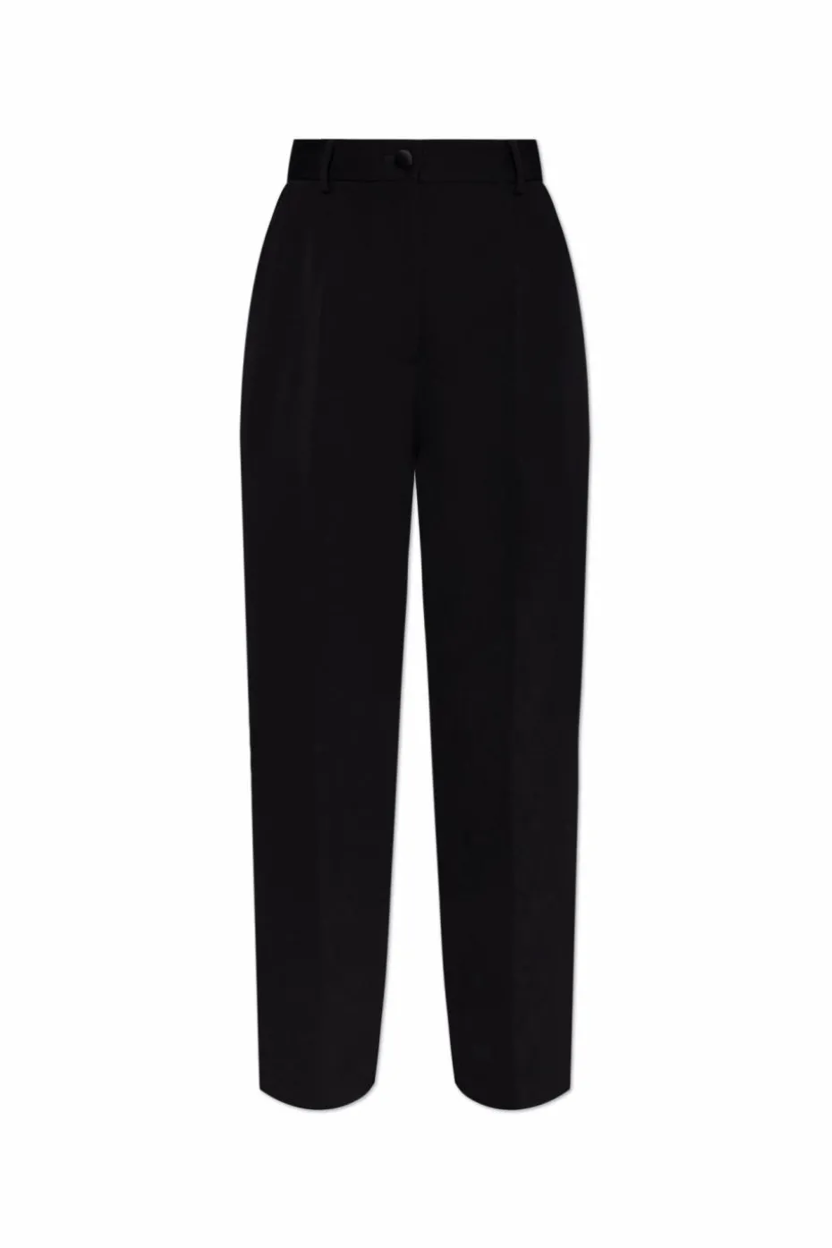 Dolce & Gabbana BLACK Woolen pleated trousers
