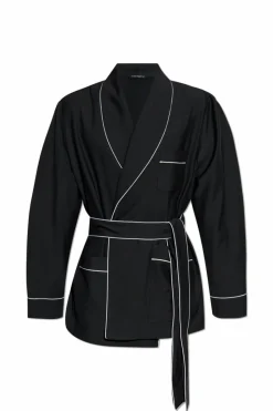 Dolce & Gabbana BLACK Wool bathrobe
